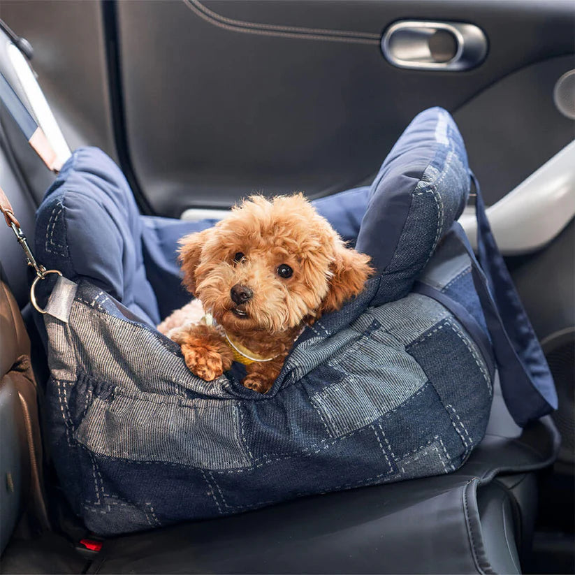 Portable Leisure Outing Pet Bolster Large Dog Car Seat Bed