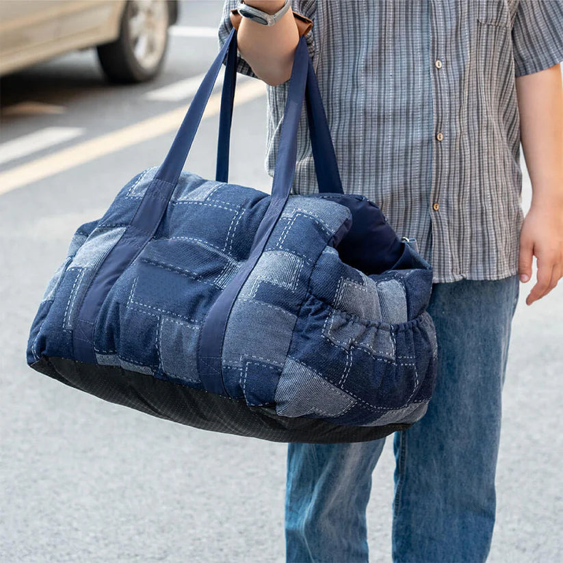 Portable Leisure Outing Pet Bolster Large Dog Car Seat Bed
