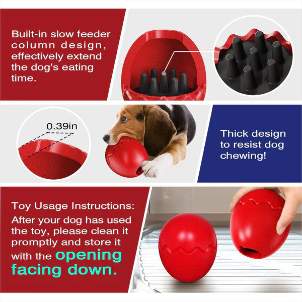 Dog Stuffable Toy For Tough Wet Food Cups