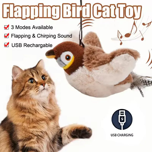 Flying Bird Cat Toy😻