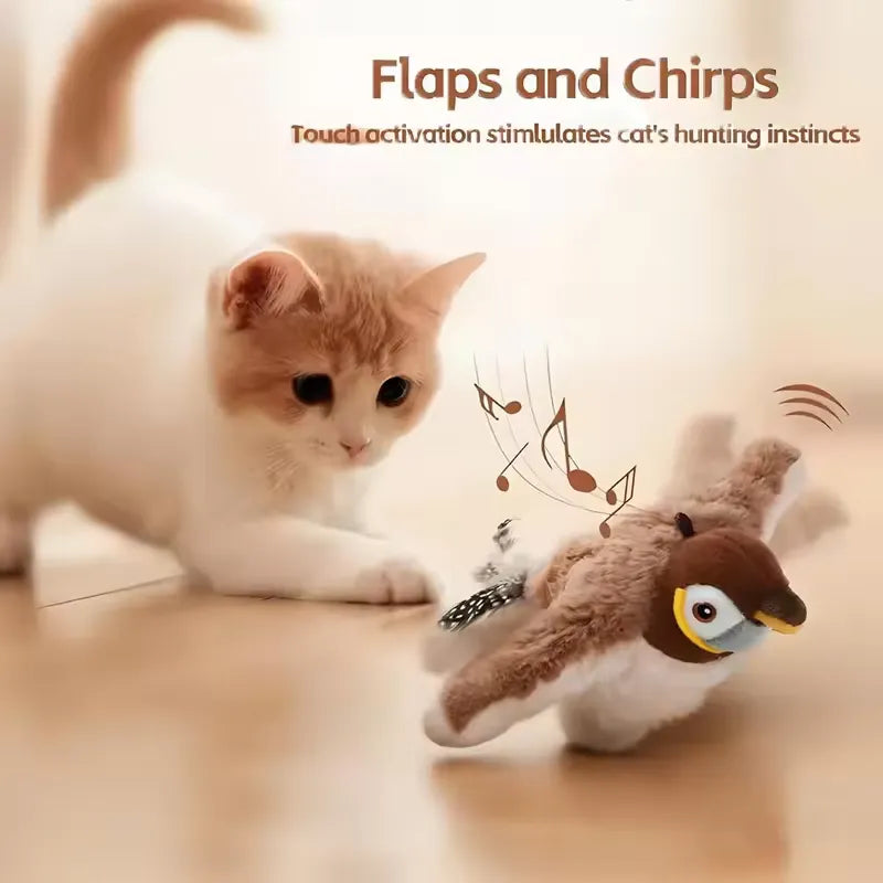 Flying Bird Cat Toy😻