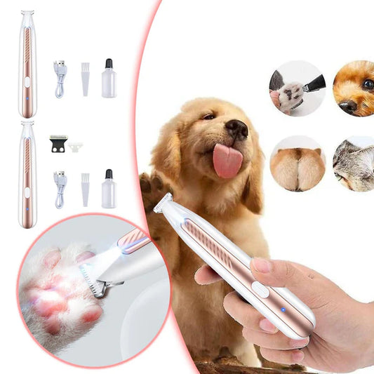 Silent LED Pet Grooming Trimmer