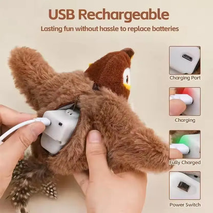 Flying Bird Cat Toy😻