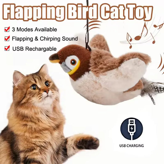 Flying Bird Cat Toy😻